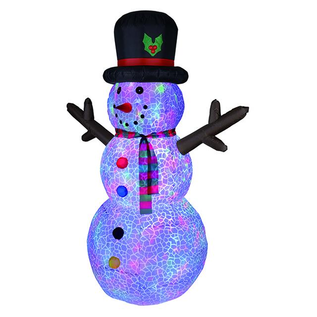 8FT Inflatable flashing Snowman