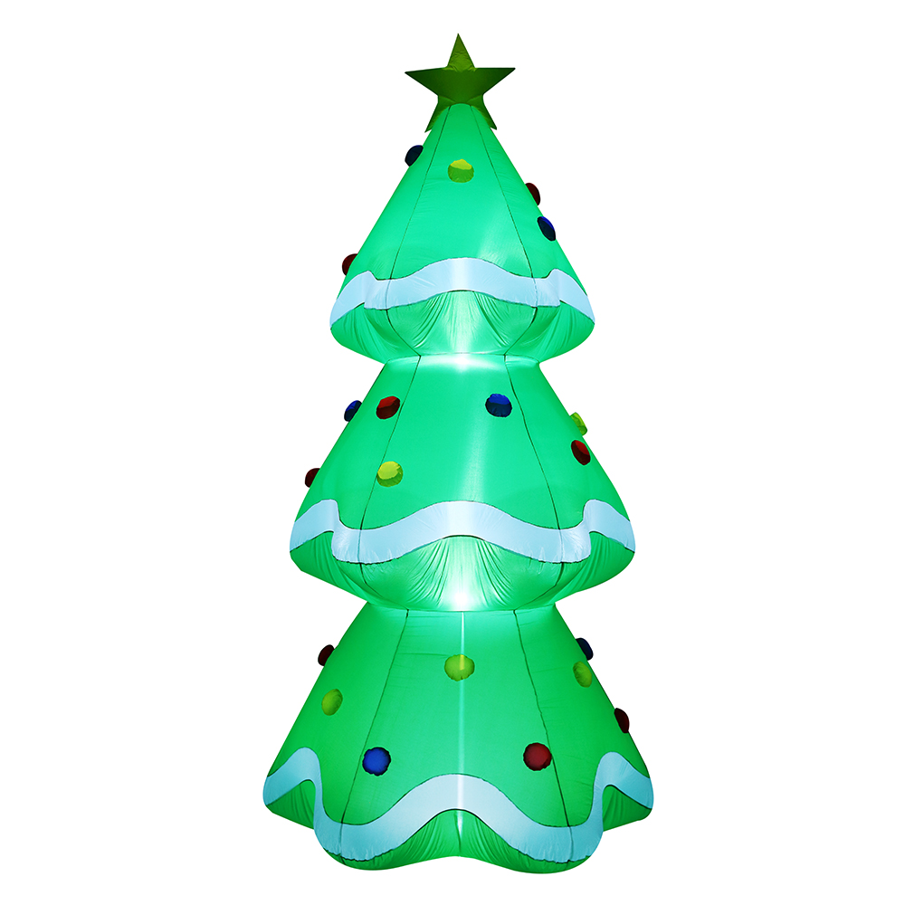 2FT Inflatable Green Christmas Tree ma pa'epa'e teuteu