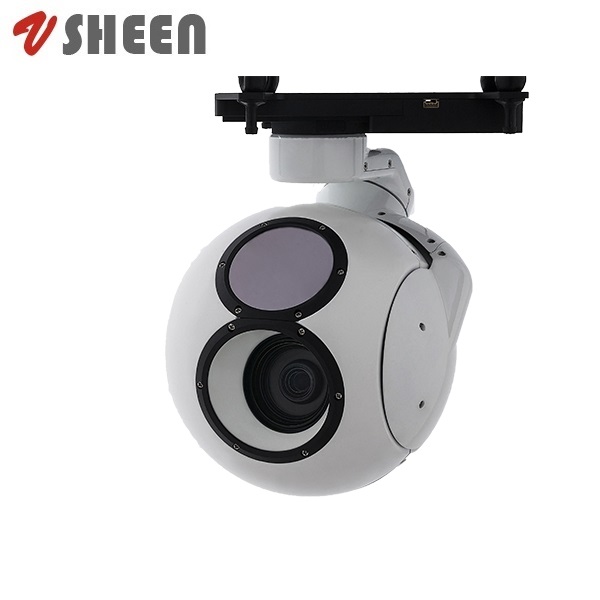30X 2MP and 704*576 Thermal Dual Sensor 3-Axis Stabilization Drone Gimbal Camera