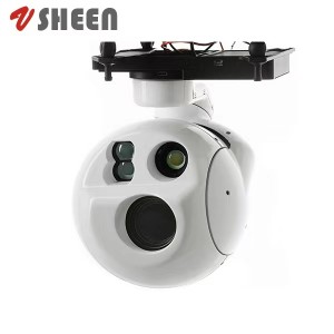 Двухспектральная и трехосевая камера с подвесом для дрона