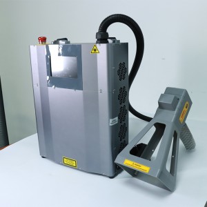 100W MOPA Rugzak Fiber Laser Marking Cleaning Machine