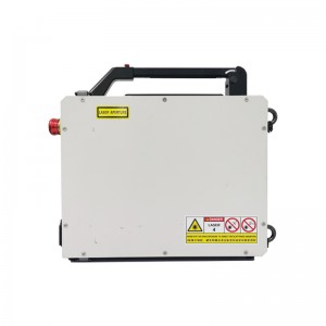 50W / 100W bakpoki Portable Handheld Laser Cleaning Machine