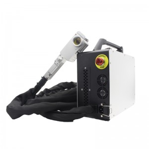 50W / 100W bakpoki Portable Handheld Laser Cleaning Machine