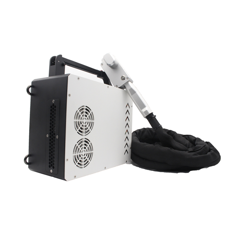 50W / 100W bakpoki Portable Handheld Laser Cleaning Machine Valin mynd