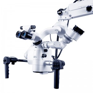 Mikroskop neurochirurgiczny ASOM-5-D z zmotoryzowanym zoomem i ostrością