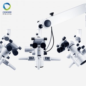 Mikroskop dentystyczny ASOM-520-D z zmotoryzowanym zoomem i ostrością