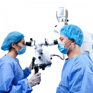 ASOM-5-E Neurosurgery Ent مایکروسکوپ د مقناطیسي بندولو سیسټم سره