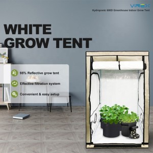 White 120*120*200CM High Reflective Mylar Garden Growing Tentorium CONSERVATORIUM Dark Room