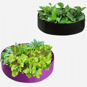 Circular Grow Bag Patio Garden Herb Flower Vegetable Plant Para sa Nursery Yard Ug Sa gawas