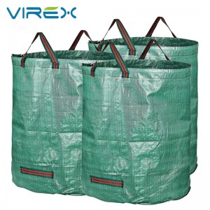 Fabricante de China Saco de compost biodegradable a proba de humidade Bolsas de PE para follas e céspede marróns