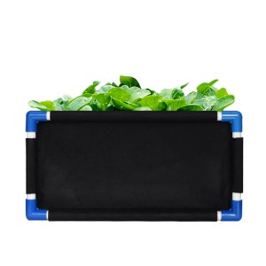 Fabric Raise Bed Breathable Square Vegetable Felt Garden Bed Planter Box Raise Grow Bed