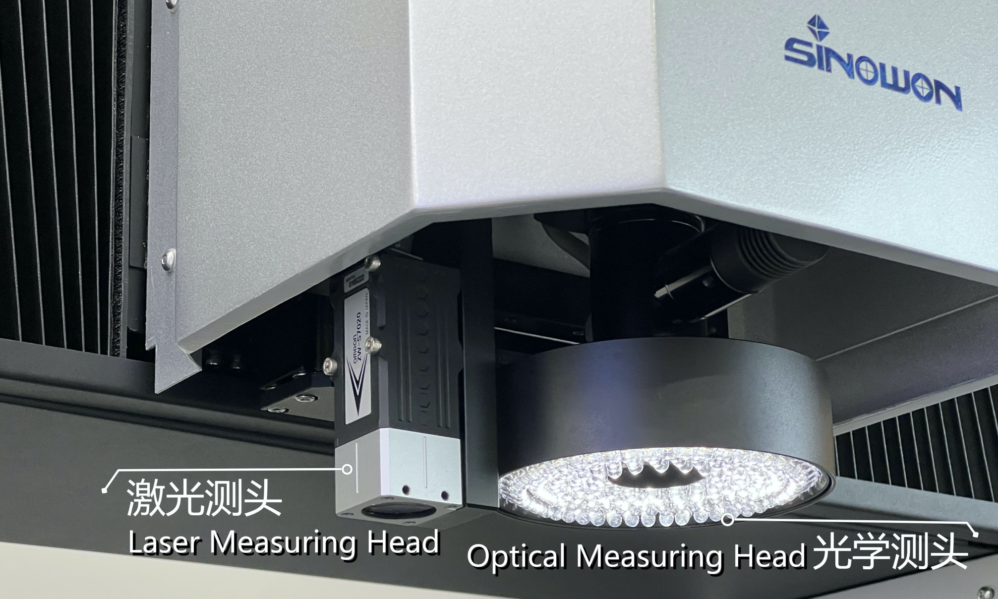 Three sensors in vision Measuring Machine