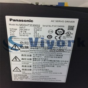 Panasonic Servo Sürücü MDDHT3530E02