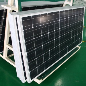 260Wp-300Wp Eguzki-panela Mono kristalinoa Material panel fotovoltaikoa Eguzki-energia sistema Etxearen teilatuaren erabilera