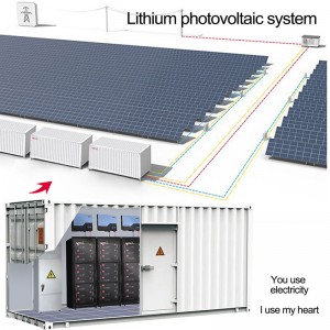 High efficiency and portable 5k ALL-IN-ONE Solar&Lithium Battery Energy System