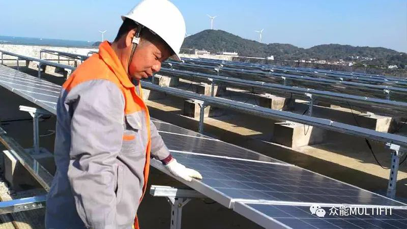 Proyek fotovoltaik terdistribusi atap lebar kabupaten [seluruh proses pengembangan]