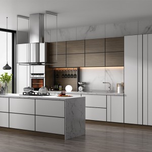 Discount With Showcase Kitchen Cabinet Manufacturer –  Affordable Kitchen Cabinet Lazy Suzan Storage Drawer Modern Cabinet  – Linxi