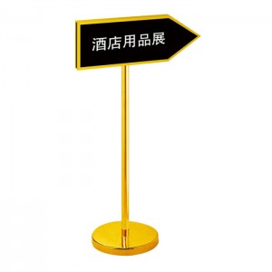 Wholesale hotel information display board & guiding sign stand