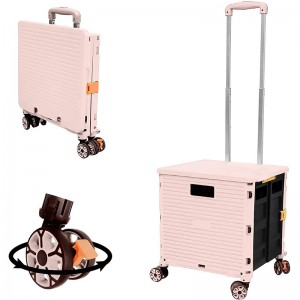 Mini folding luggage cart