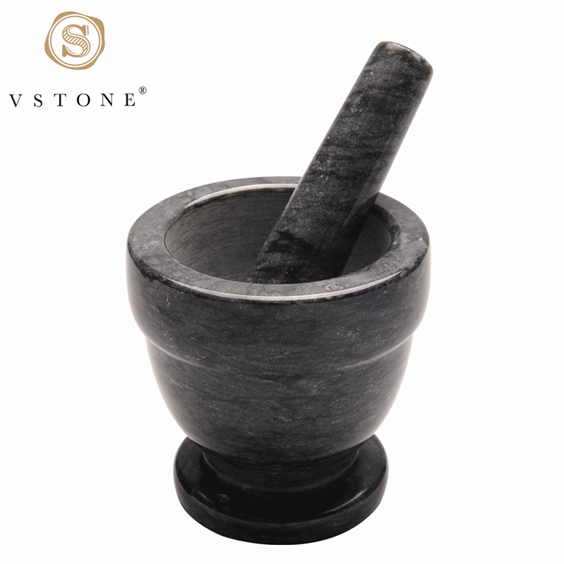 Natural Stone Marble Mortar and Pestle Mortar with Pestle Pestle and Mortar for Kitchen