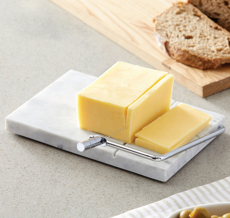 Wholesale Natural Stone Marble Cheese Cutting board Cheese Serving Board