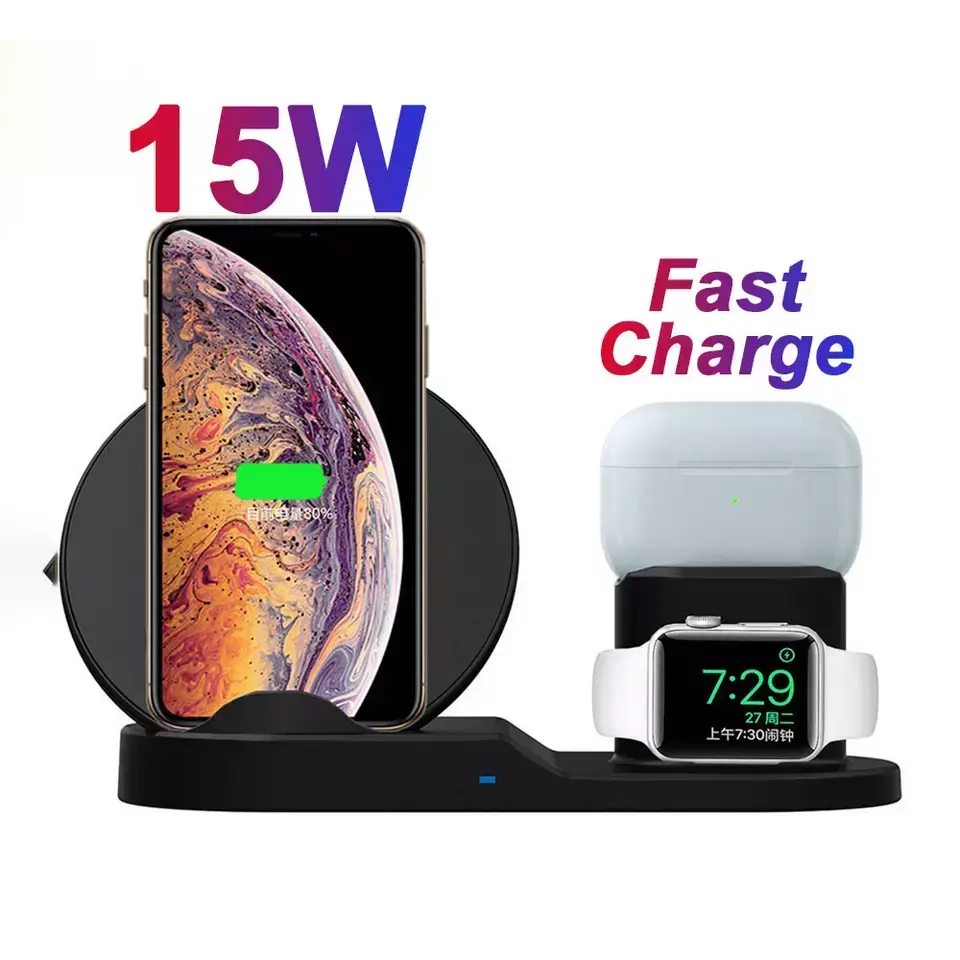 3 in 1 Magsafe Wireless Chargers For Apple Watch for Iphone 13 Pro For Airpods 2