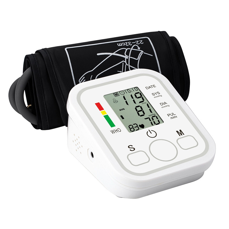 Käe elektrooniline sfügmomanomeetri digitaalne häälkõlar vererõhumõõtja