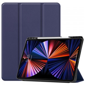 iPad Pro 12.9 2021 కోసం 5వ తరం కేస్ ఫండా పెన్సిల్ హోల్డర్ కవర్‌తో iPad Pro12.9 2020 2018