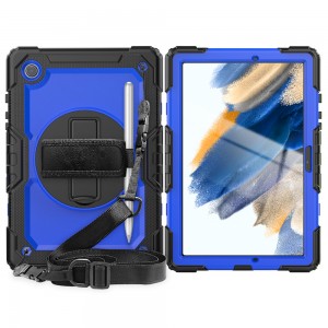 I-Shockproof Case le-Samsung Galaxy tab A8 ikhava engu-10.5 enebhande