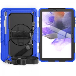 Umiikot na Shockproof Rugged Case para sa Samsung Galaxy tab S7 FE 12.4 cover