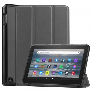 no All-New Fire 7 Tablet Case 2022 PU Leather Cover Factory mea hoʻolako