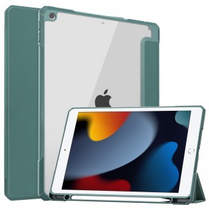 Transparens Shockproof causa pro iPad 9 2021 TPU Serena Testa iPad 10.2 2021 2020 2019