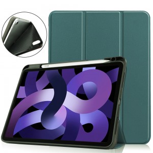Smart Magnetic Case bakeng sa iPad Air 5 10.9 inch 2022 le Pencil Holder Factory Wholesales