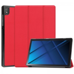 Smart Tablet Case bakeng sa Lenovo tab 6 10.3 inch 2021 Magnetic Design Folding Sekoahelo sa Letlalo