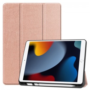 Hoes vir ipad 9 2021 Smart Cover vir iPad 9de generasie 10,2 duim magnetiese potloodhouer