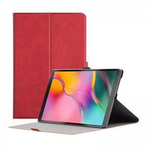 Stand leather case untuk Samsung galaxy tab a 10.1 2019 untuk Lenovo tab M10 plus untuk penutup tablet
