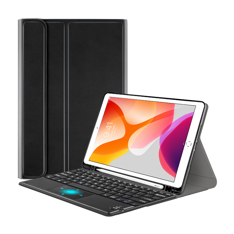 iPad 10.2 2020 2019 အတွက် ipad 8 ipad 7 အထူးပြုရုပ်ပုံအတွက် Touchpad ကီးဘုတ်အိတ်