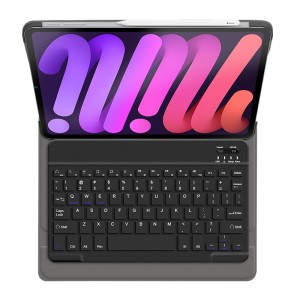 Ofgebauten Tastatur Case fir iPad Mini 6 2021 8.4 Zoll Cover Grousshandel