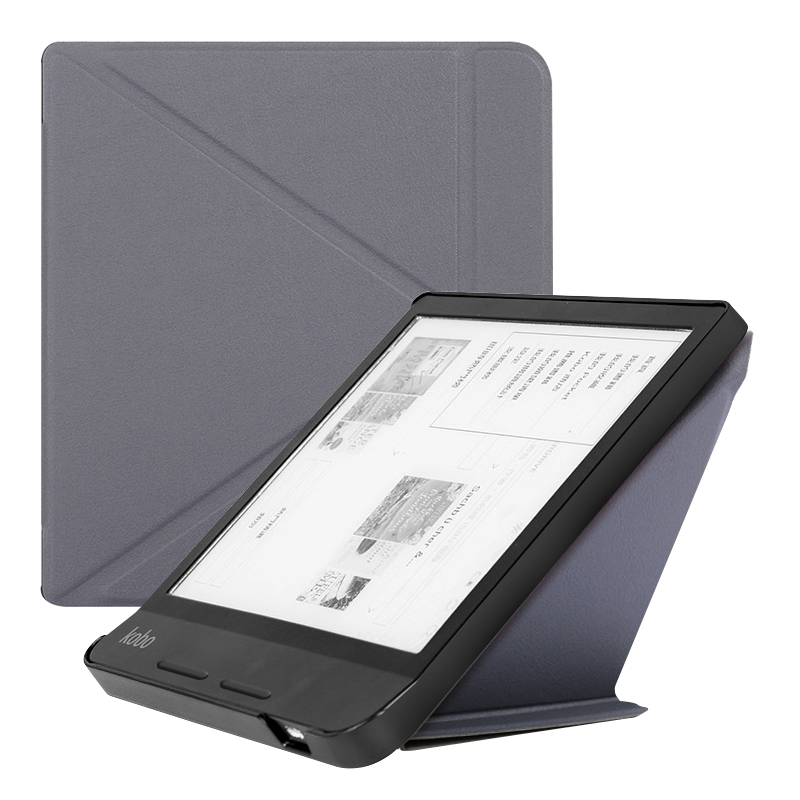 Origami Stand Case for Kobo Sage 8inch Slim and lightweight PU Leather Protective Case Cover Image Featured