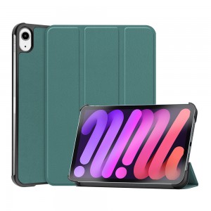 Парвандаи folio стенди лоғар барои ipad mini 6 8.3 дюймаи пӯсти Smart барои ipad mini 2021