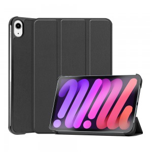 නව ipad mini 2021 සඳහා ipad mini 6 අඟල් 8.3 Smart leather case සඳහා Slim stand folio නඩුව