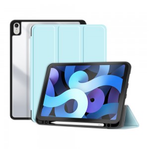 Nyeoe ea Shockproof e Hlakileng Ka Morao o Hlakileng Bakeng sa iPad Air 4 10.9 inch 2020 e lokollotsoe