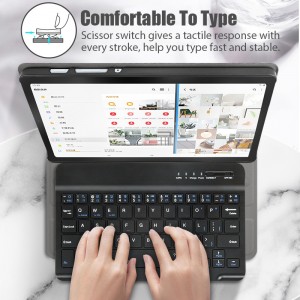 Keyboard case for Samsung galaxy tab A7 lite 8.7 inch 2021 bluetooth keyboard Funda
