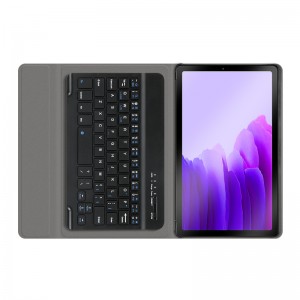 Keyboard Case pou Samsung galaxy tab A7 lite 8.7″ kouvri an gwo