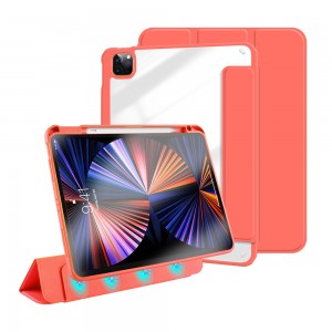 2021 Magnetna futrola za ipad Pro 12.9 Transparentna tvrda futrola za iPad Pro 12.9 2018 2020 futrola otporna na udarce