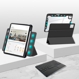 ipad 10.2 air 5 10.9 လက်မ iPad Pro 11 2020 2021 အဖုံးပါသော ကီးဘုတ် စက်ရုံမှ ပေးသွင်းသူ