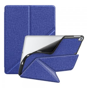 Apple iPad 7 8 स्टैंड लेदर मल्टीपल फोल्डिंग कवर के लिए iPad 10.2 के लिए ट्रांसफॉर्मर केस