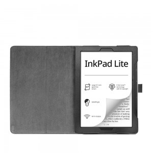 Etui z podstawką na Pocketbook Inkpad lite 9,7 cala 2021 Slim Magnetyczna skórzana osłona