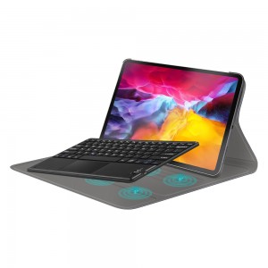 टच पैड और बैकलिट के साथ iPad Pro 2021 12.9” के लिए मैजिक कीबोर्ड केस