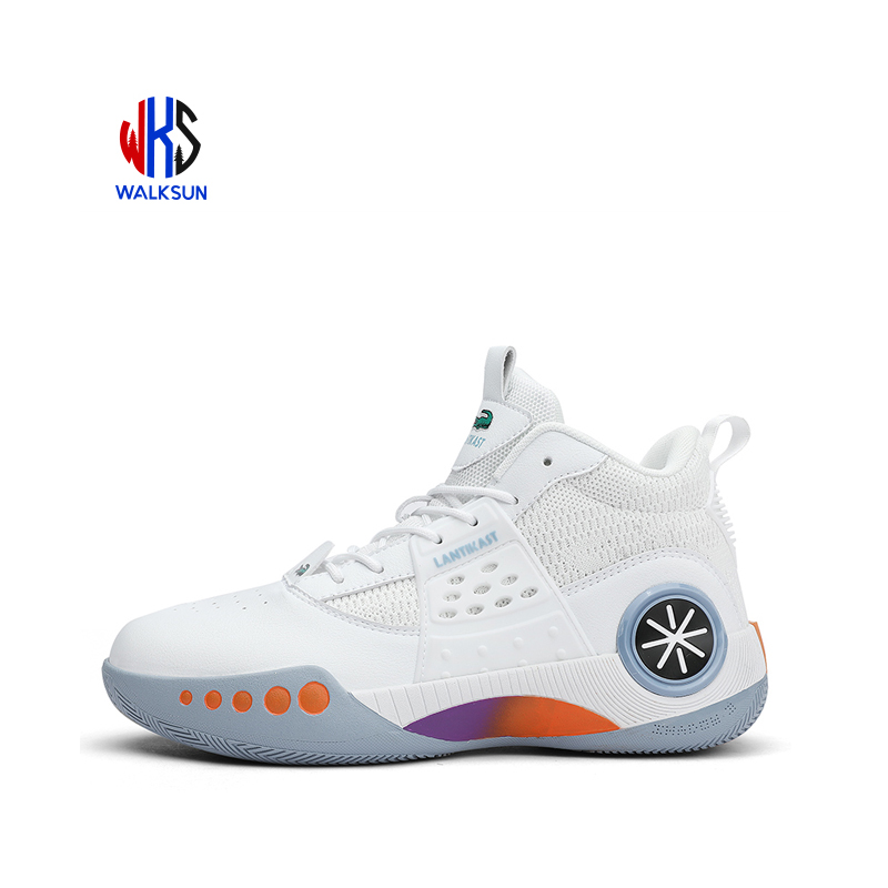 Fantomski dejanski bojni košarkarski čevlji, modni čevlji iz mikrovlaken, tkani iz cementa